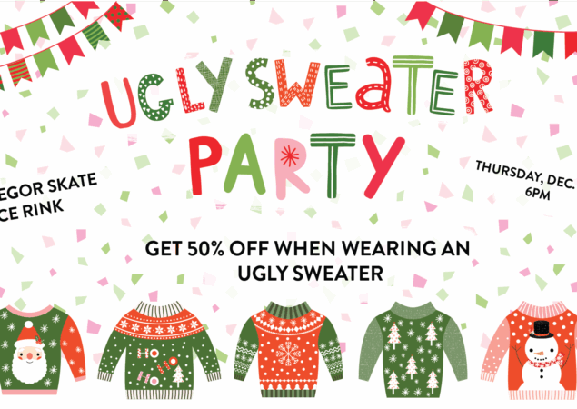 McGregor Skate Ugly Sweater Party