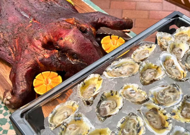 Oyster Shuck & Pig Roast Patio Party with Call Me Pearl