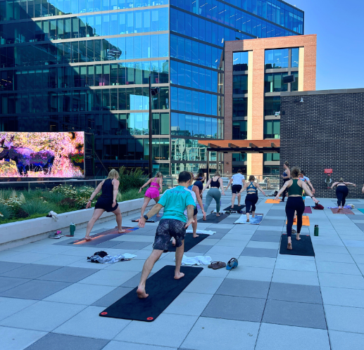 Corepower @ The Rally Hotel Summer Rooftop Yoga Series